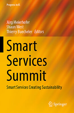 Couverture cartonnée Smart Services Summit de 