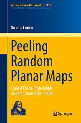 Couverture cartonnée Peeling Random Planar Maps de Nicolas Curien