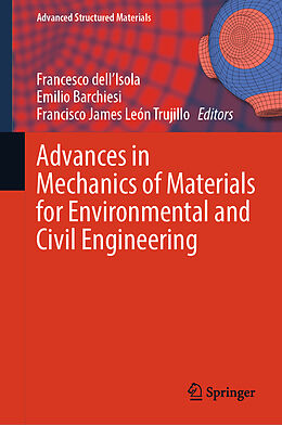 Livre Relié Advances in Mechanics of Materials for Environmental and Civil Engineering de 