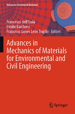 Couverture cartonnée Advances in Mechanics of Materials for Environmental and Civil Engineering de 