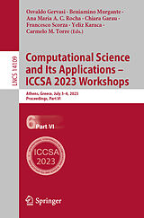 Couverture cartonnée Computational Science and Its Applications   ICCSA 2023 Workshops de 