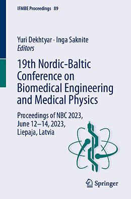 Couverture cartonnée 19th Nordic-Baltic Conference on Biomedical Engineering and Medical Physics de 