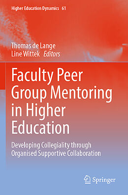 Couverture cartonnée Faculty Peer Group Mentoring in Higher Education de 