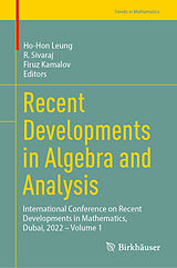 E-Book (pdf) Recent Developments in Algebra and Analysis von 