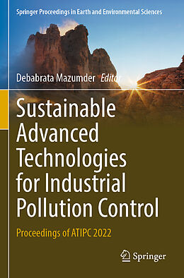 Couverture cartonnée Sustainable Advanced Technologies for Industrial Pollution Control de 