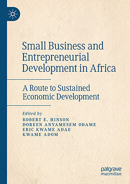 Couverture cartonnée Small Business and Entrepreneurial Development in Africa de 