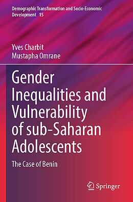 Couverture cartonnée Gender Inequalities and Vulnerability of sub-Saharan Adolescents de Mustapha Omrane, Yves Charbit