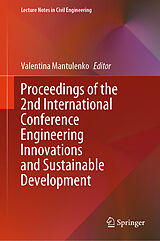 eBook (pdf) Proceedings of the 2nd International Conference Engineering Innovations and Sustainable Development de 