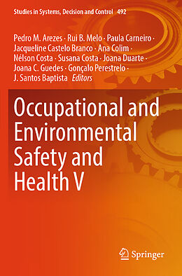 Couverture cartonnée Occupational and Environmental Safety and Health V de 