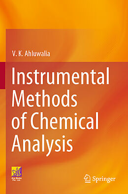 Couverture cartonnée Instrumental Methods of Chemical Analysis de V. K. Ahluwalia