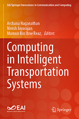 Couverture cartonnée Computing in Intelligent Transportation Systems de 