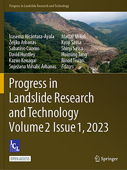 Couverture cartonnée Progress in Landslide Research and Technology, Volume 2 Issue 1, 2023 de 