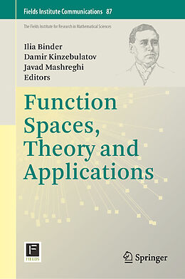 Livre Relié Function Spaces, Theory and Applications de 