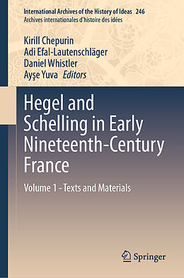 Livre Relié Hegel and Schelling in Early Nineteenth-Century France de 