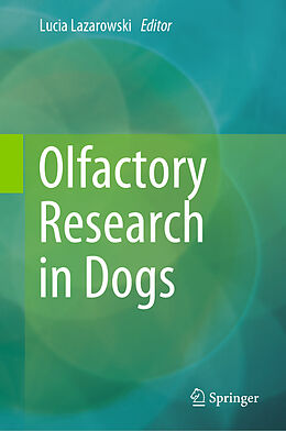 Livre Relié Olfactory Research in Dogs de 