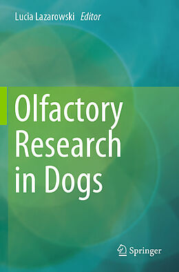 Couverture cartonnée Olfactory Research in Dogs de 