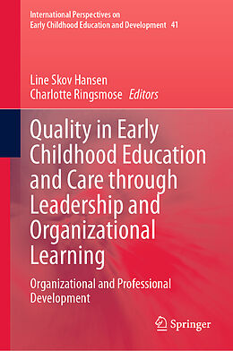 Livre Relié Quality in Early Childhood Education and Care through Leadership and Organizational Learning de 