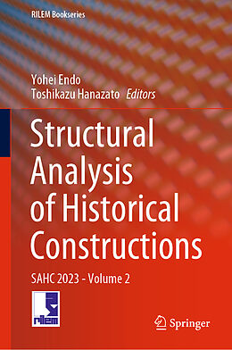 Livre Relié Structural Analysis of Historical Constructions de 