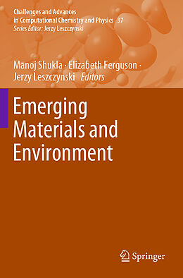 Couverture cartonnée Emerging Materials and Environment de 