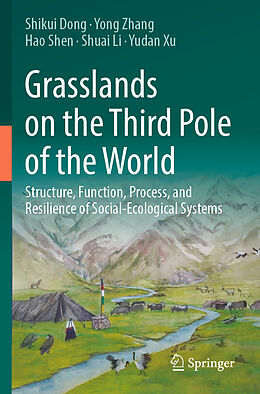 Couverture cartonnée Grasslands on the Third Pole of the World de Shikui Dong, Yong Zhang, Yudan Xu