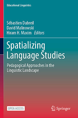 Couverture cartonnée Spatializing Language Studies de 