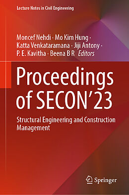 Livre Relié Proceedings of SECON 23 de 