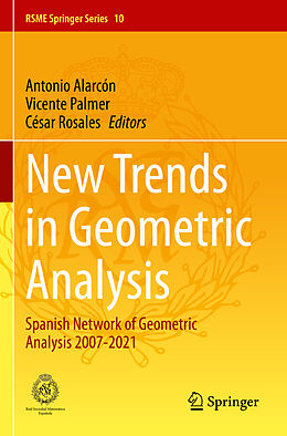 Couverture cartonnée New Trends in Geometric Analysis de 