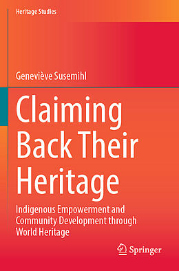 Couverture cartonnée Claiming Back Their Heritage de Geneviève Susemihl