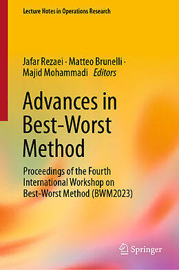 eBook (pdf) Advances in Best-Worst Method de 