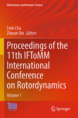 Couverture cartonnée Proceedings of the 11th IFToMM International Conference on Rotordynamics de 