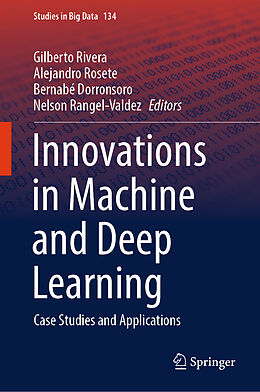 Livre Relié Innovations in Machine and Deep Learning de 