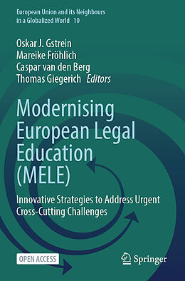 Couverture cartonnée Modernising European Legal Education (MELE) de 