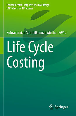 Couverture cartonnée Life Cycle Costing de 