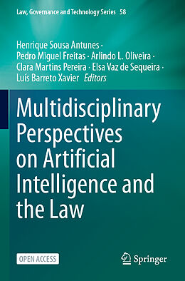 Couverture cartonnée Multidisciplinary Perspectives on Artificial Intelligence and the Law de 