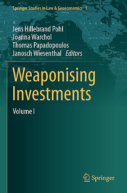 Couverture cartonnée Weaponising Investments de 