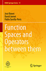 eBook (pdf) Function Spaces and Operators between them de José Bonet, David Jornet, Pablo Sevilla-Peris