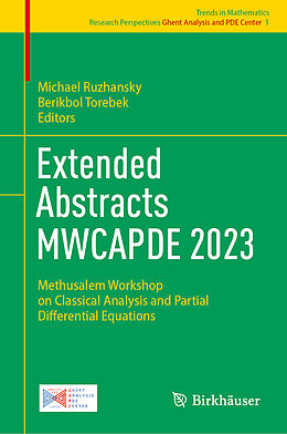 Livre Relié Extended Abstracts MWCAPDE 2023 de 