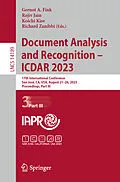 E-Book (pdf) Document Analysis and Recognition - ICDAR 2023 von