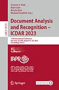 E-Book (pdf) Document Analysis and Recognition - ICDAR 2023 von