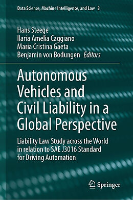 eBook (pdf) Autonomous Vehicles and Civil Liability in a Global Perspective de 