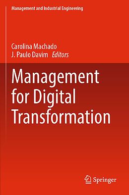 Couverture cartonnée Management for Digital Transformation de 