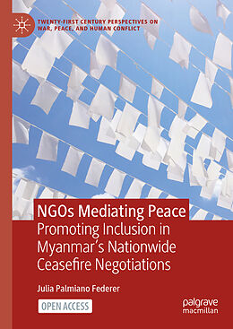 Livre Relié NGOs Mediating Peace de Julia Palmiano Federer