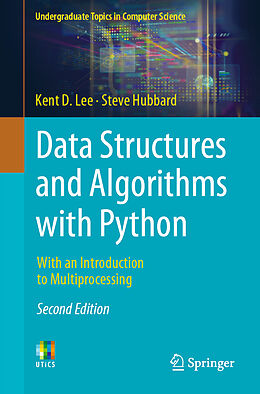 Couverture cartonnée Data Structures and Algorithms with Python de Steve Hubbard, Kent D. Lee