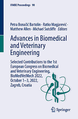 Couverture cartonnée Advances in Biomedical and Veterinary Engineering de 