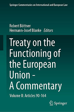 eBook (pdf) Treaty on the Functioning of the European Union - A Commentary de 