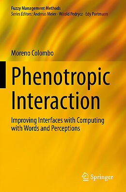 Couverture cartonnée Phenotropic Interaction de Moreno Colombo