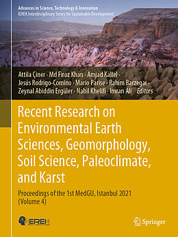 Livre Relié Recent Research on Environmental Earth Sciences, Geomorphology, Soil Science, Paleoclimate, and Karst de 