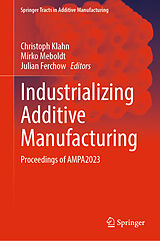 eBook (pdf) Industrializing Additive Manufacturing de 