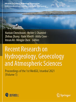 Couverture cartonnée Recent Research on Hydrogeology, Geoecology and Atmospheric Sciences de 