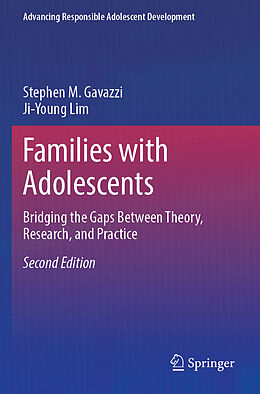 Couverture cartonnée Families with Adolescents de Ji-Young Lim, Stephen M. Gavazzi